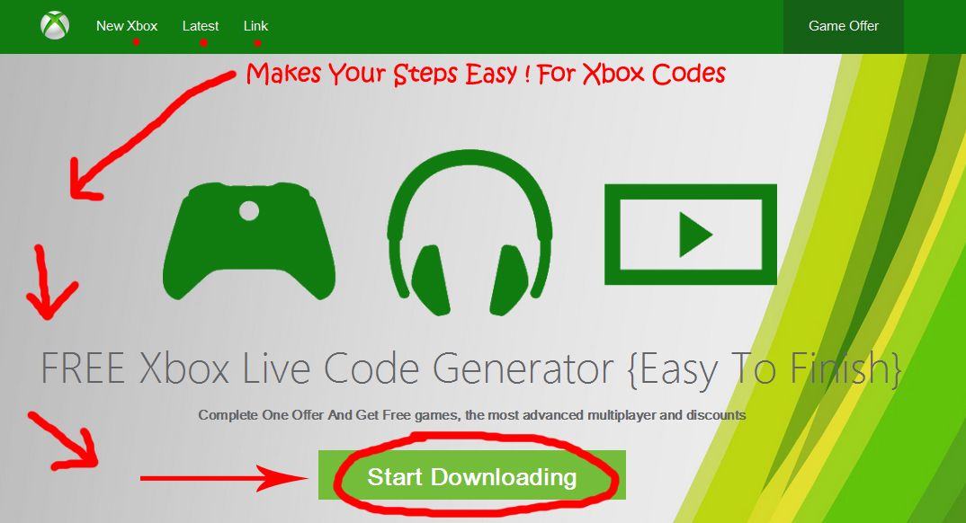 Microsoft Xbox Live Code Generator